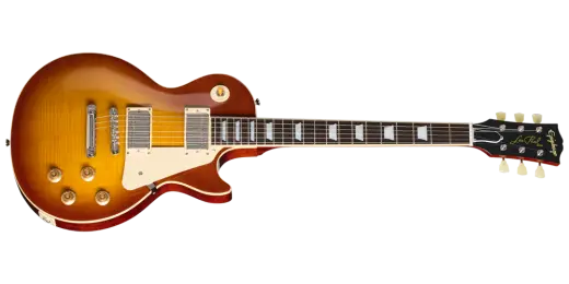 Epiphone - 1959 Les Paul Standard Reissue Electric Guitar with Hardshell Case - Golden Poppy Burst