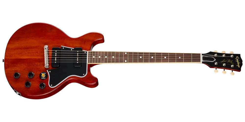1960 Les Paul Special Double Cut Reissue Electric Guitar with Hardshell Case - Cherry Red