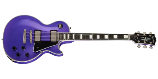 Epiphone - Inspired by Gibson Custom Les Paul Custom Electric Guitar with Hardshell Case - Amethyst Sparkle
