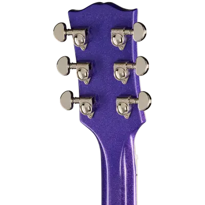 Inspired by Gibson Custom Les Paul Custom Electric Guitar with Hardshell Case - Amethyst Sparkle
