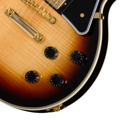 Inspired by Gibson Custom Les Paul Custom Electric Guitar with Hardshell Case - Sedona Burst