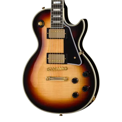 Inspired by Gibson Custom Les Paul Custom Electric Guitar with Hardshell Case - Sedona Burst