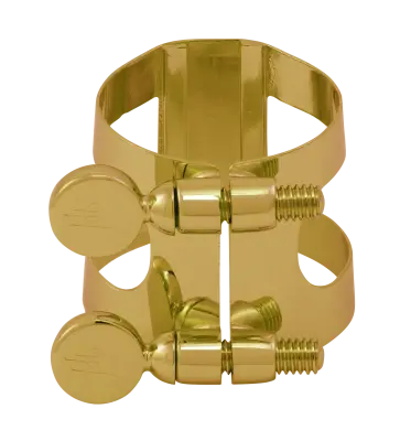 Bonade - Inverted Soprano Saxophone Ligature - Gold