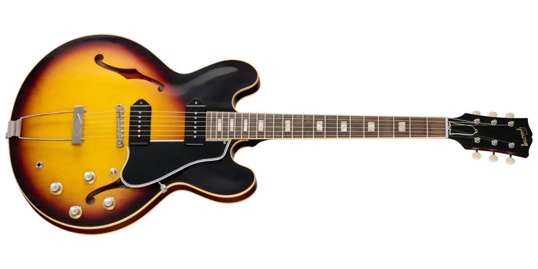 1962 ES-330 Reissue Electric Guitar with Hardshell Case - Vintage Burst