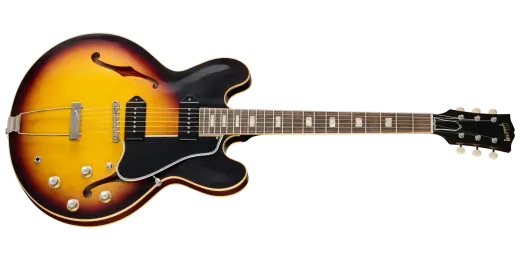 Gibson Custom Shop - 1962 ES-330 Reissue Electric Guitar with Hardshell Case - Vintage Burst