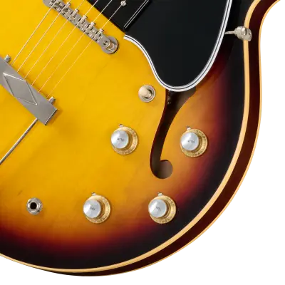 1962 ES-330 Reissue Electric Guitar with Hardshell Case - Vintage Burst