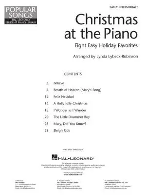 Christmas at the Piano - Lybeck-Robinson - Piano - Book