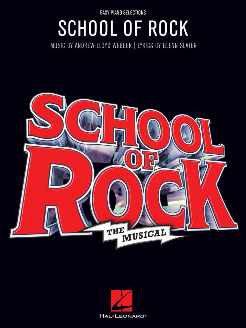 School of Rock - Webber/Slater - Easy Piano - Book