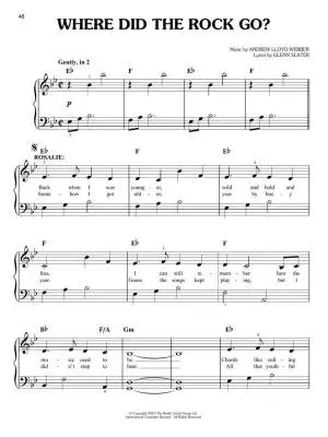 School of Rock - Webber/Slater - Easy Piano - Book