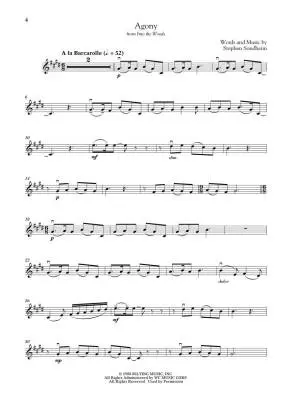 Sondheim for Classical Players - Violin/Piano - Book/Audio Online