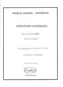 Variations Pastorales sur un vieux noel (noel nouvelet) - Samuel-Rousseau/Tournier - String Quartet Accompaniment