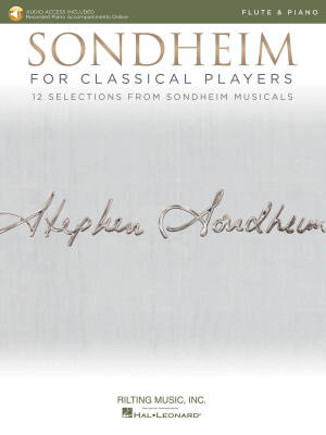 Sondheim for Classical Players - Flute/Piano - Book/Audio Online