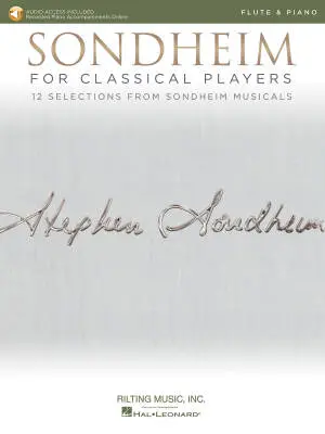 Hal Leonard - Sondheim for Classical Players - Flute/Piano - Book/Audio Online