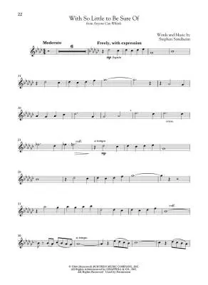 Sondheim for Classical Players - Flute/Piano - Book/Audio Online