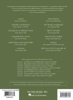 Sondheim for Classical Players - Flute/Piano - Book/Audio Online