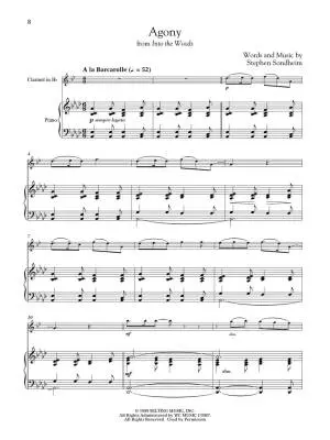 Sondheim for Classical Players - Clarinet/Piano - Book/Audio Online