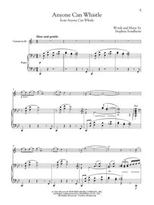 Sondheim for Classical Players - Clarinet/Piano - Book/Audio Online