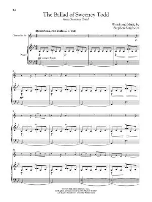 Sondheim for Classical Players - Clarinet/Piano - Book/Audio Online