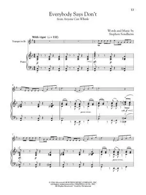 Sondheim for Classical Players - Trumpet/Piano - Book/Audio Online