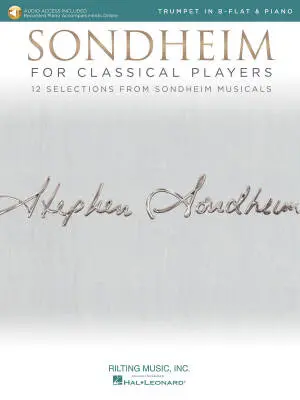 Hal Leonard - Sondheim for Classical Players - Trumpet/Piano - Book/Audio Online