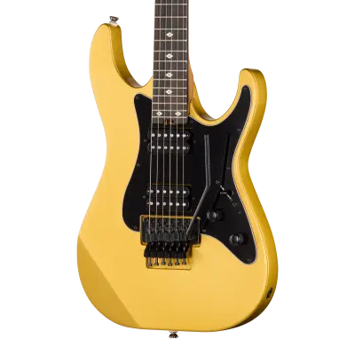 50th Anniversary Volante HHFR Electric Guitar with Gigbag - Anniversary Gold