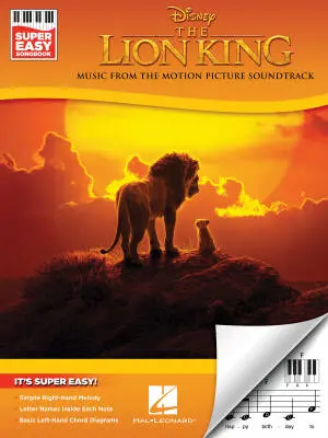 Hal Leonard - The Lion King: Super Easy Songbook - Electronic Keyboard - Book