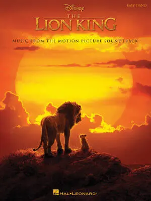 Hal Leonard - The Lion King (2019) - John/Rice/Zimmer - Easy Piano - Book