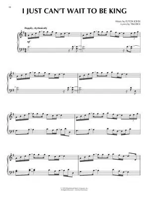The Lion King (2019) - John/Rice/Zimmer - Piano - Book