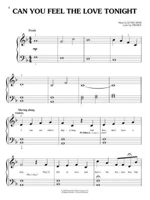 The Lion King (2019) - John/Rice/Zimmer - Big Note Piano - Book