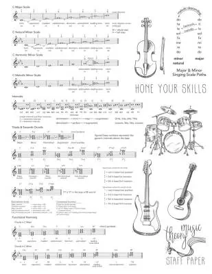 Music Theory Staff Paper - Roberson - 48 Pages