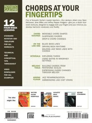Chords at Your Fingertips - Guitar TAB - Book/Video Online