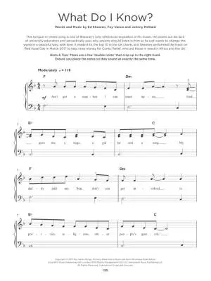 40 Ed Sheeran: Really Easy Piano - Book