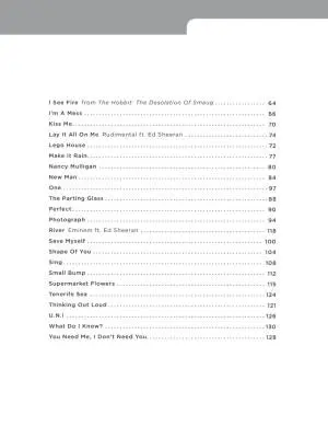 40 Ed Sheeran: Really Easy Piano - Book