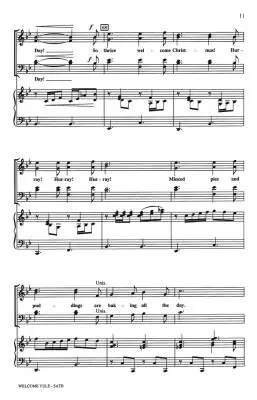Welcome Yule - Crocker/Curnow - Choral Octavo - SATB Accompanied