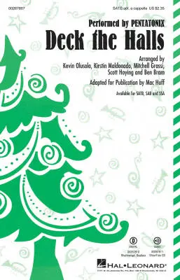 Hal Leonard - Deck the Halls - Pentatonix/Huff - Choral Octavo - SATB A Cappella