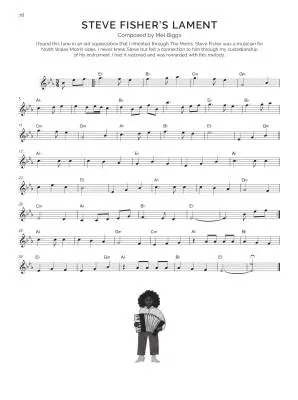 Folk Tunes from the Women (Instrumental Solo) - Tickell - Melody/Lyrics/Chords - Book