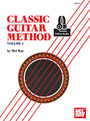 Mel Bay - Classic Guitar Method, Volume 1 - Bay - Book/Audio Online