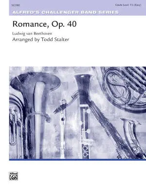 Alfred Publishing - Romance, Op. 40 - Beethoven/Stalter - Concert Band - Score - Gr. 1.5