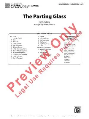 The Parting Glass - Sheldon - Concert Band - Gr. 2.5