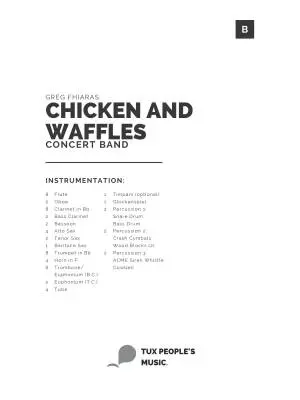 Chicken and Waffles - Fhiaras - Concert Band