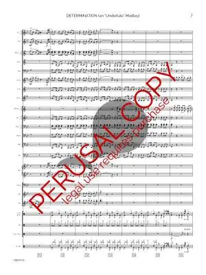 Determination (an Undertale Medley) - Fox/Collins - Concert Band