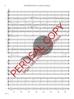 Determination (an Undertale Medley) - Fox/Collins - Concert Band