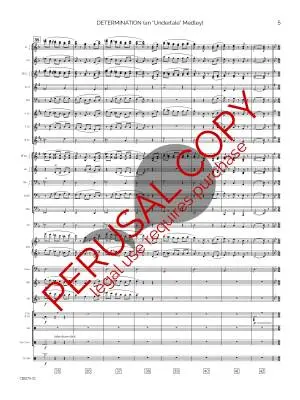 Determination (an Undertale Medley) - Fox/Collins - Concert Band