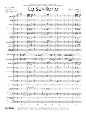 La Sevillana (Concert March) - Vargas - Concert Band - Gr. 3