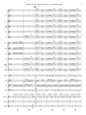 Attack of the Rubber Chickens - Standridge - Concert Band - Gr. 2
