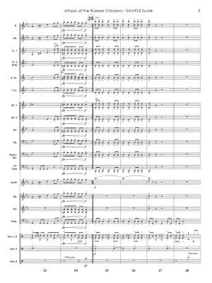 Attack of the Rubber Chickens - Standridge - Concert Band - Gr. 2