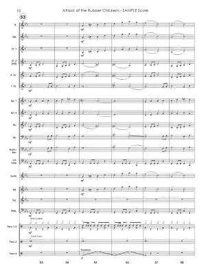 Attack of the Rubber Chickens - Standridge - Concert Band - Gr. 2