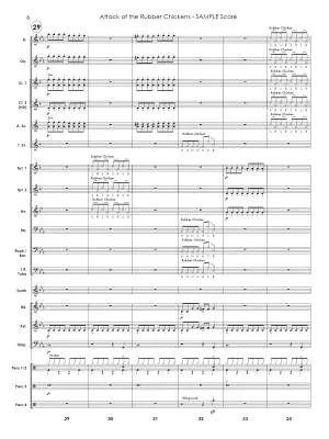 Attack of the Rubber Chickens - Standridge - Concert Band - Gr. 2