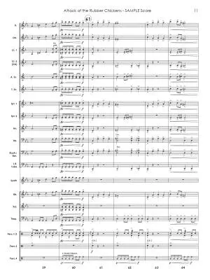 Attack of the Rubber Chickens - Standridge - Concert Band - Gr. 2