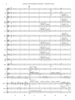 Attack of the Rubber Chickens - Standridge - Concert Band - Gr. 2